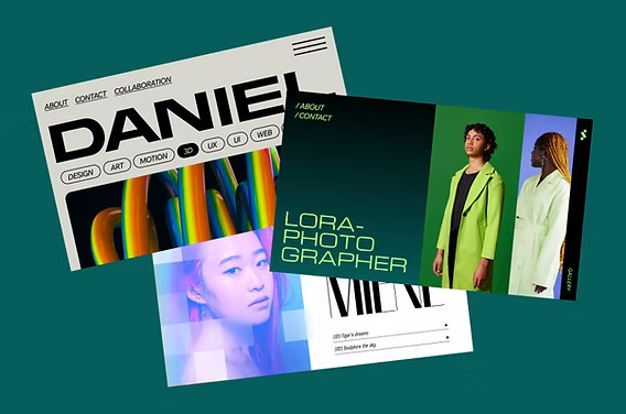 graphic design portfolio website