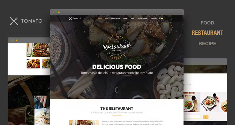 Restaurant Web Design Templates