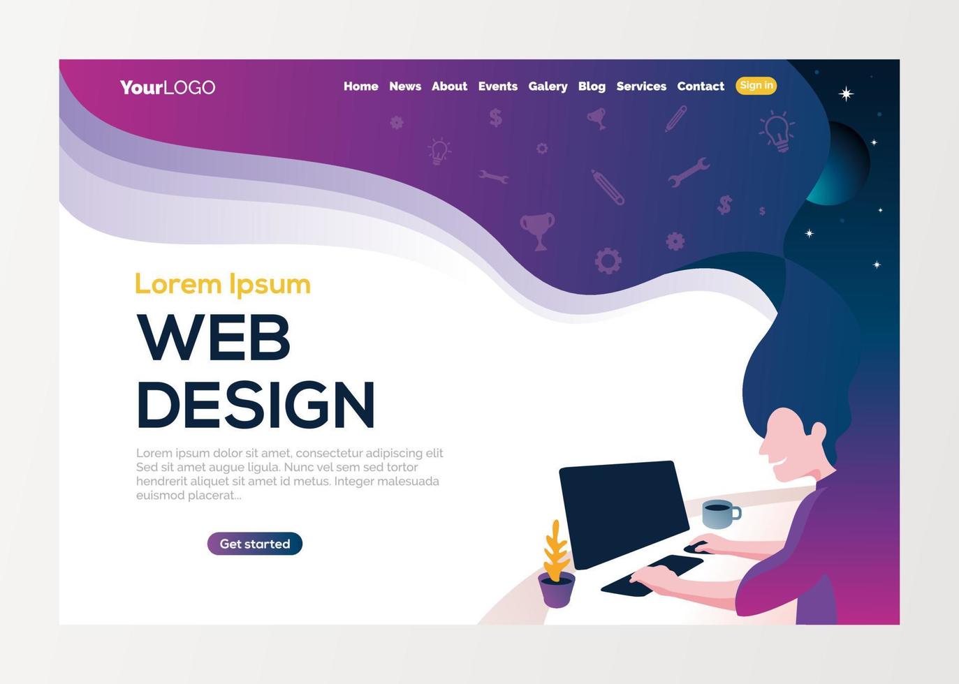 web page design templates